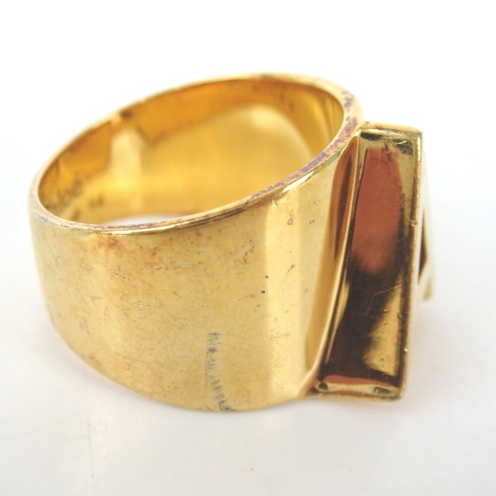 Authentic Chloe Initial Ring A Ring Metal[Used] - image 5